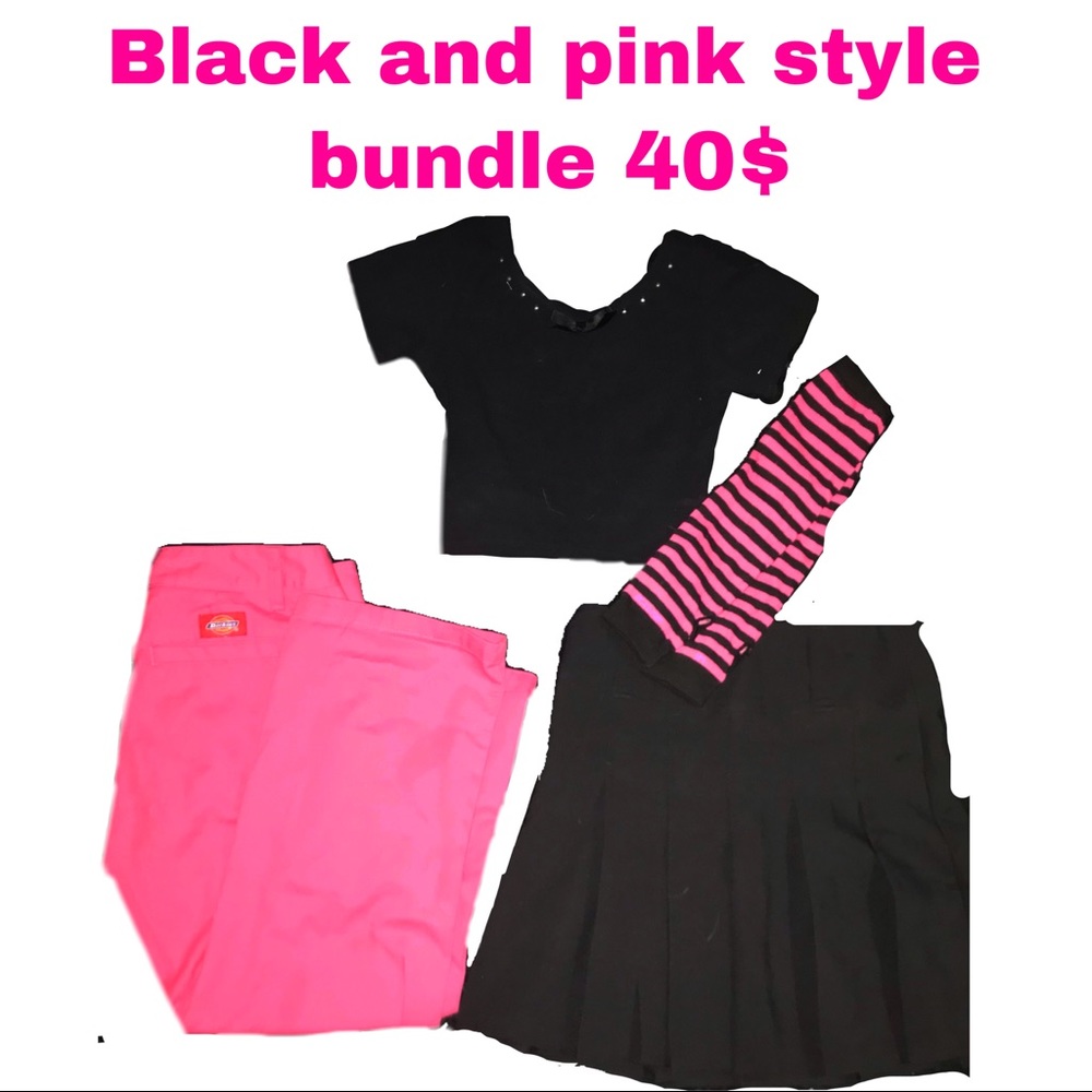 Pink and black style bundle